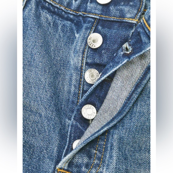 GRLFRND Noa Engineer Jorts Elysian Park Dr Blue Jean Shorts denim Revolve 28 - Picture 5 of 16